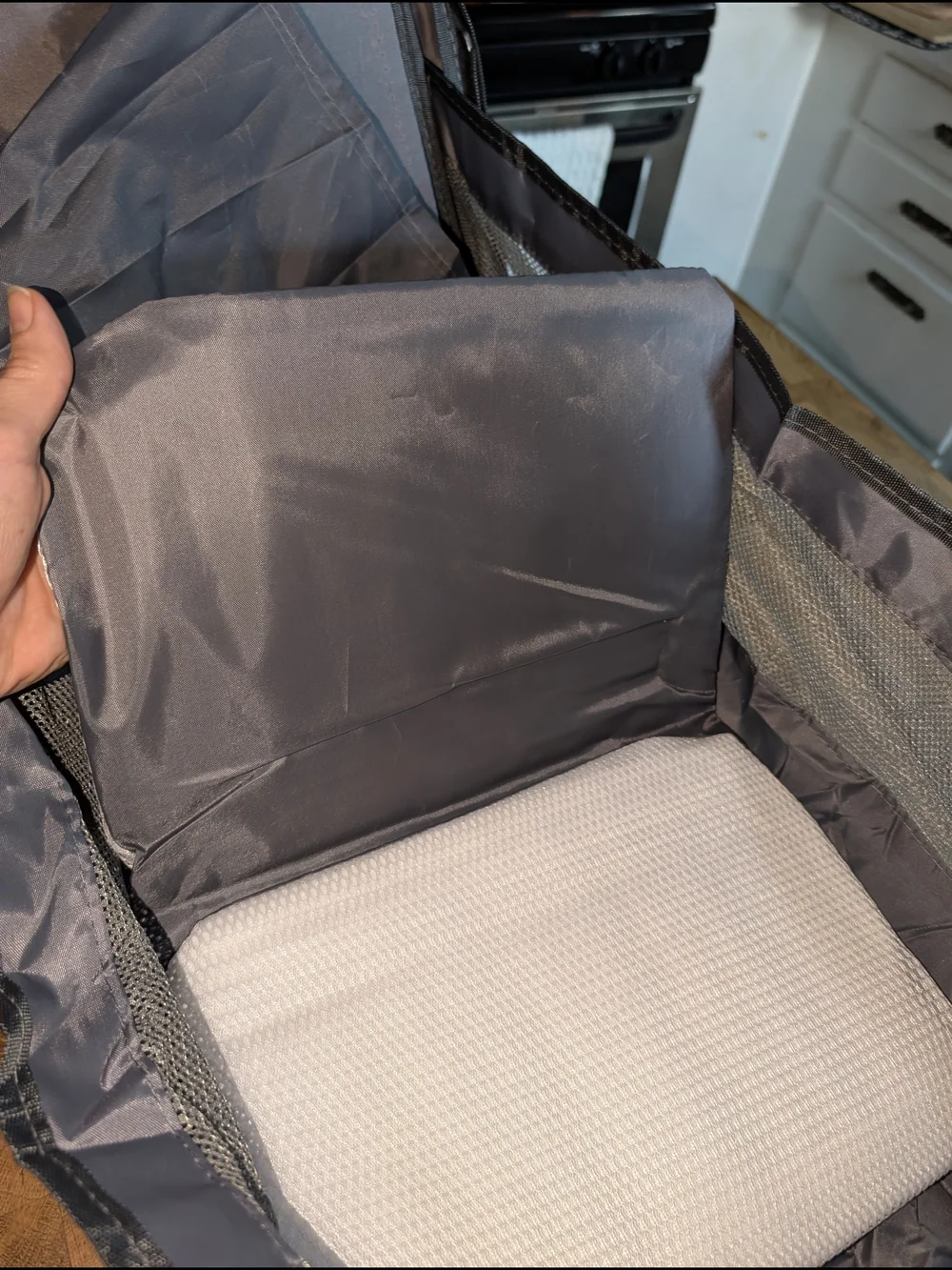 Black Multi-Compartment Backpack Diaper With Bassinet Changer